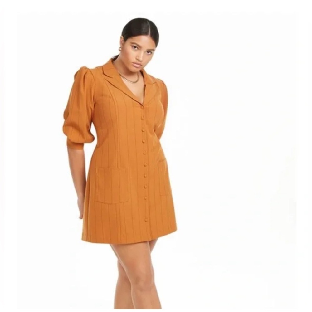 NEW Danielle Bernstein‎ Tuxedo Mini Suit Dress Size 20W